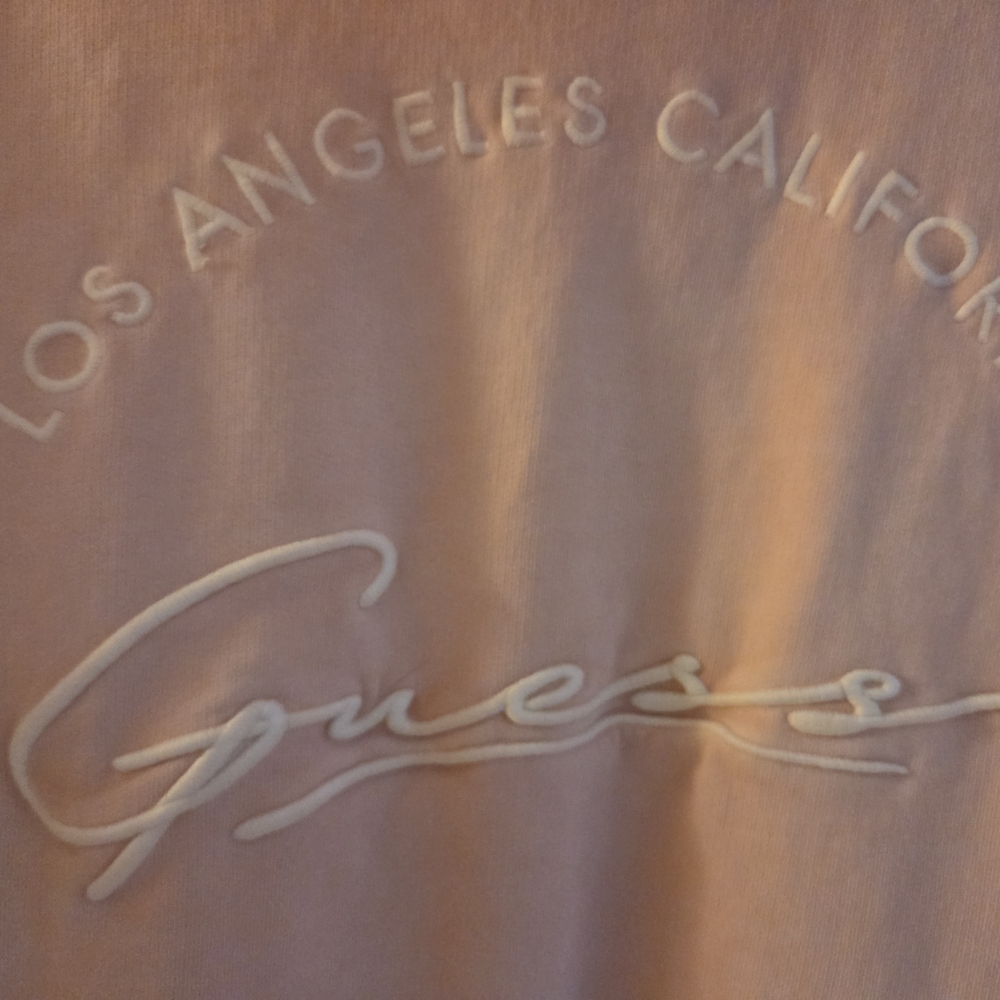 Guess Peach Hoodie with Embroidered Logo - Picture 8 of 15